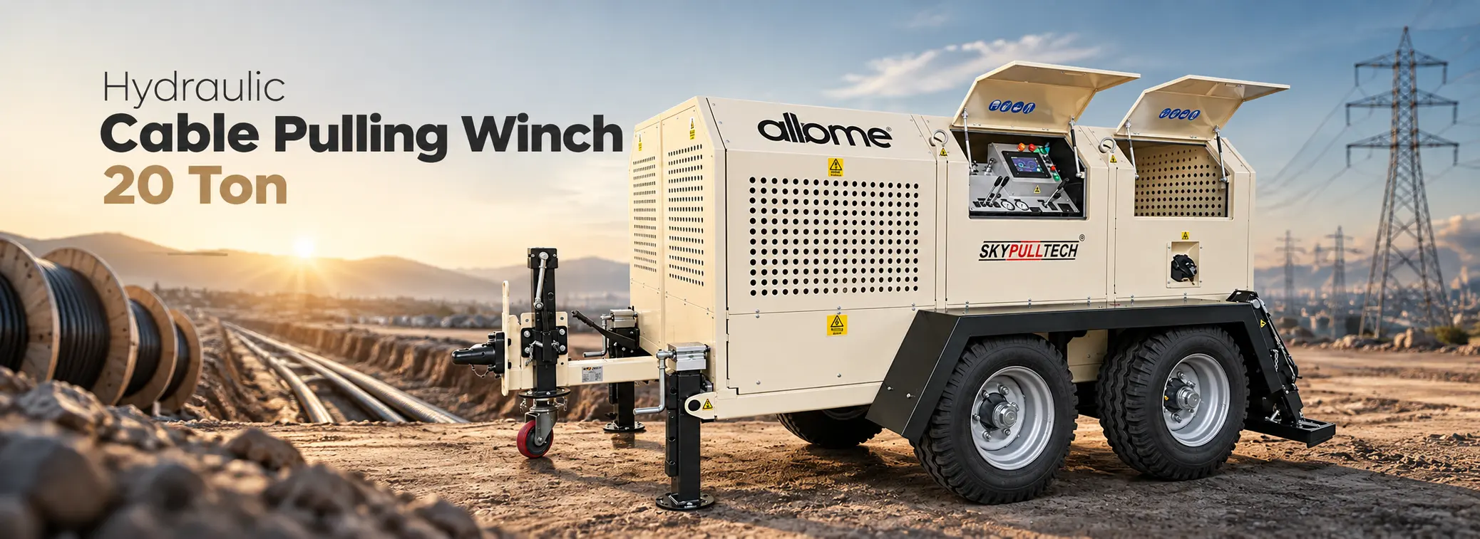 Cable Pulling Machine 20 Ton Details