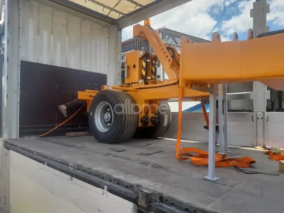 Full Hydraulic Cable Drum Trailer 7 Ton gallery