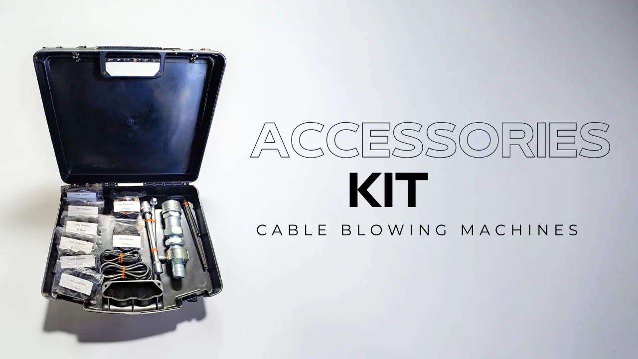 cable blowing machine accessory kit