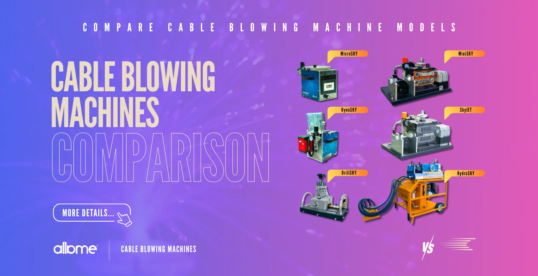 Cable Blowing Machines Comparison slider