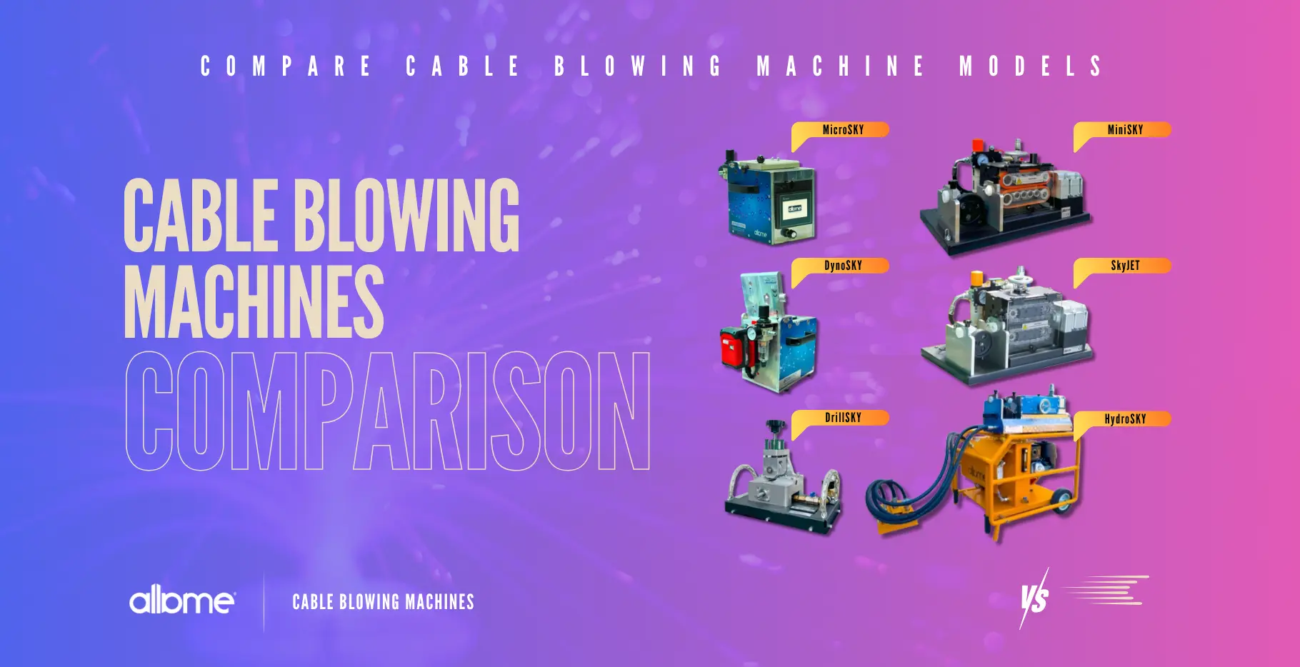 Cable Blowing Machines Comparison