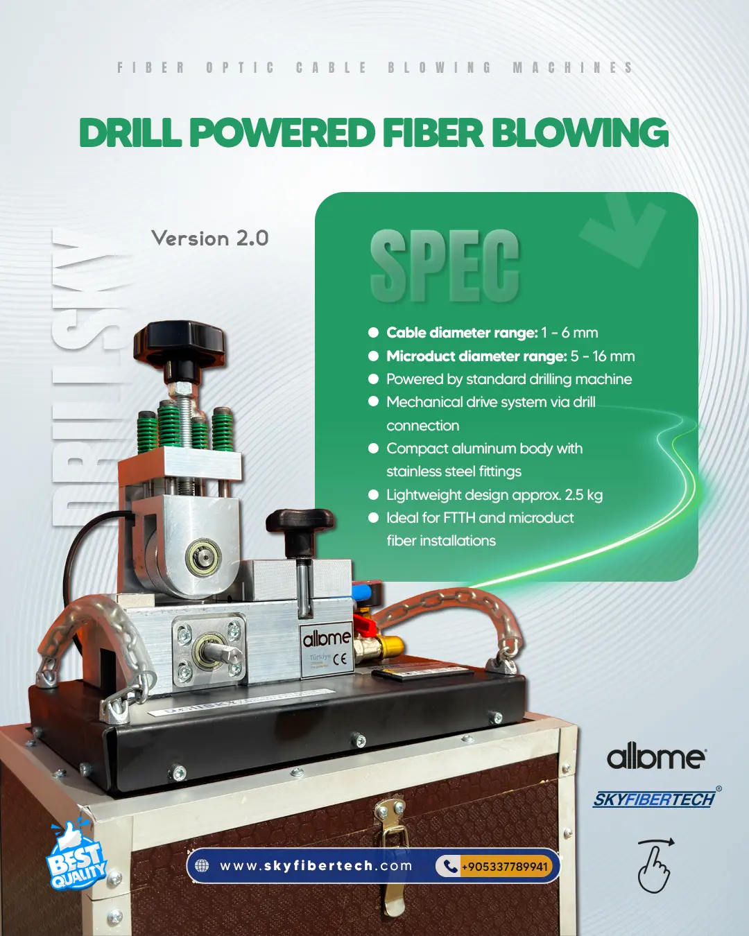 New Drillsky Cable Blowing machine new New Drillsky Cable Blowing machine new